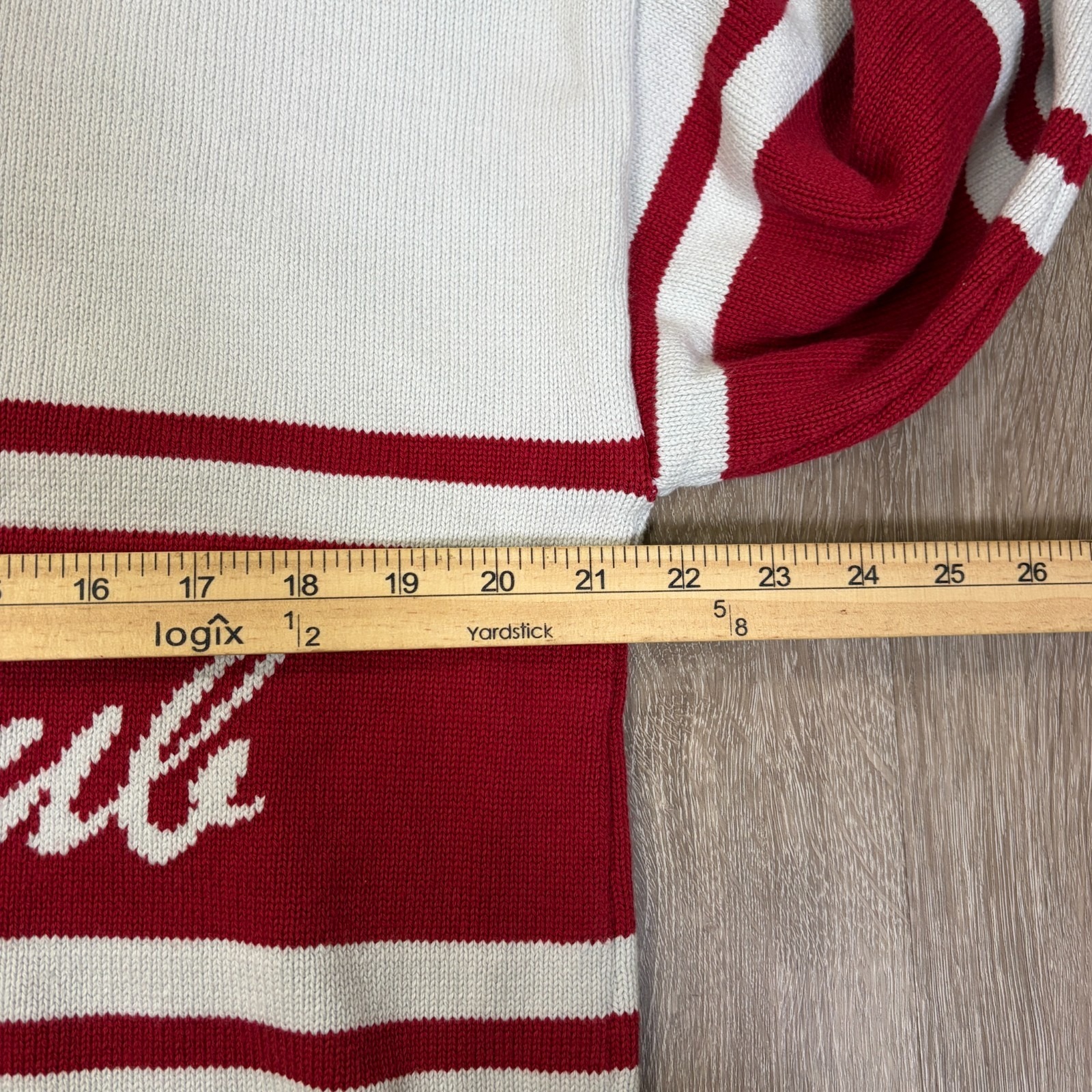 The Bookish Goods Rugby Polo Book Club Sweater Sweatshirt Size Large Knit Cotton — image 3 of 7